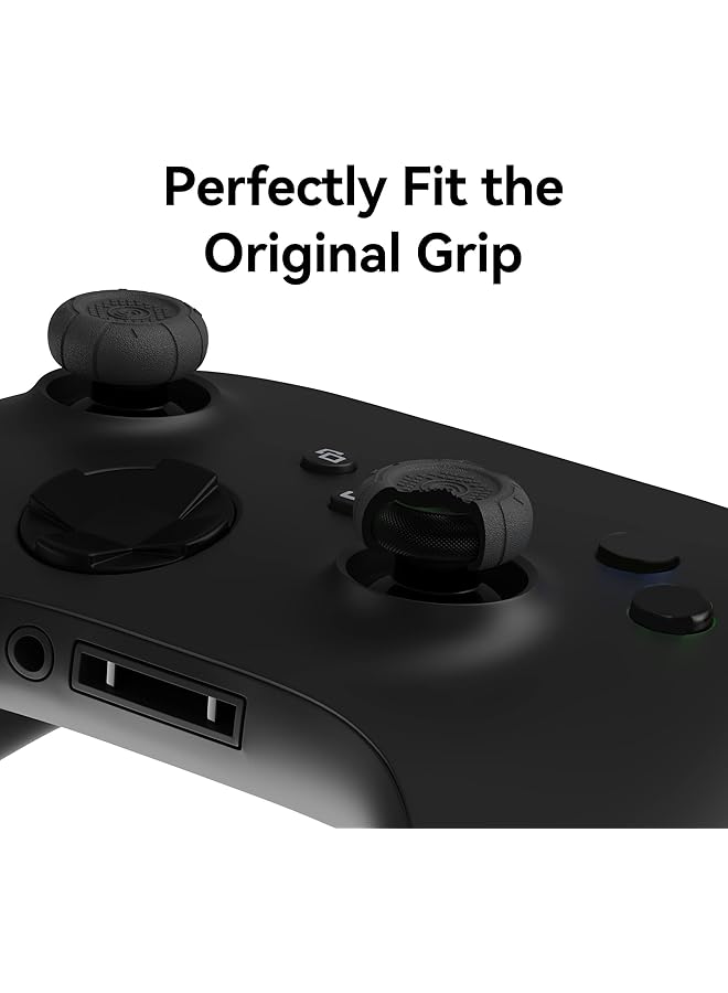 GeekShare أغطية قبضة الإبهام لوحدة تحكم Xbox One، غطاء عصا التحكم من السيليكون بلون سادة، مجموعة أغطية عصا التحكم متوافقة مع Xbox Series X، 3 أزواج / 6 قطع - Image 4