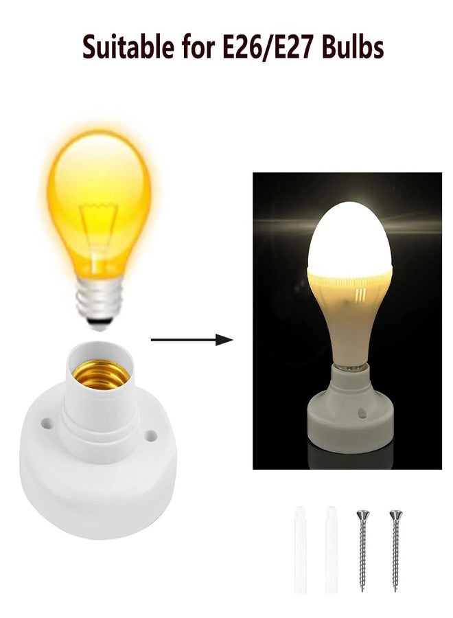 DBKMPZ 15ft Light Socket with Cord E26/ E27 Light Bulb Socket with On/Off Switch Hanging Light Cord Extension,for Balcony, Garage Installation Lighting - Image 4