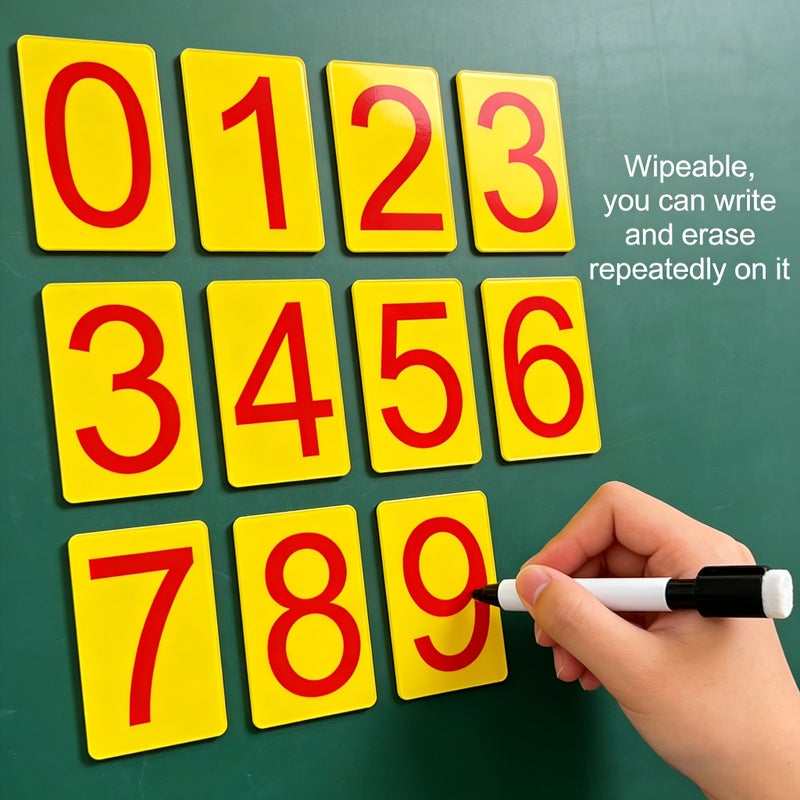 Magnetic Stickers 10pcs Set With 1 Whiteboard Marker Erasable Traceless - Image 2
