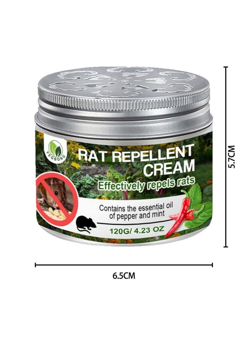 YEGBONG - 1 Piece Mouse Repellent Rats Deterrent Mice Repeller Peppermint Oil Rodent Repellent Cream to Repel Mice Away from Indoor Home Office RV Cars - Image 1