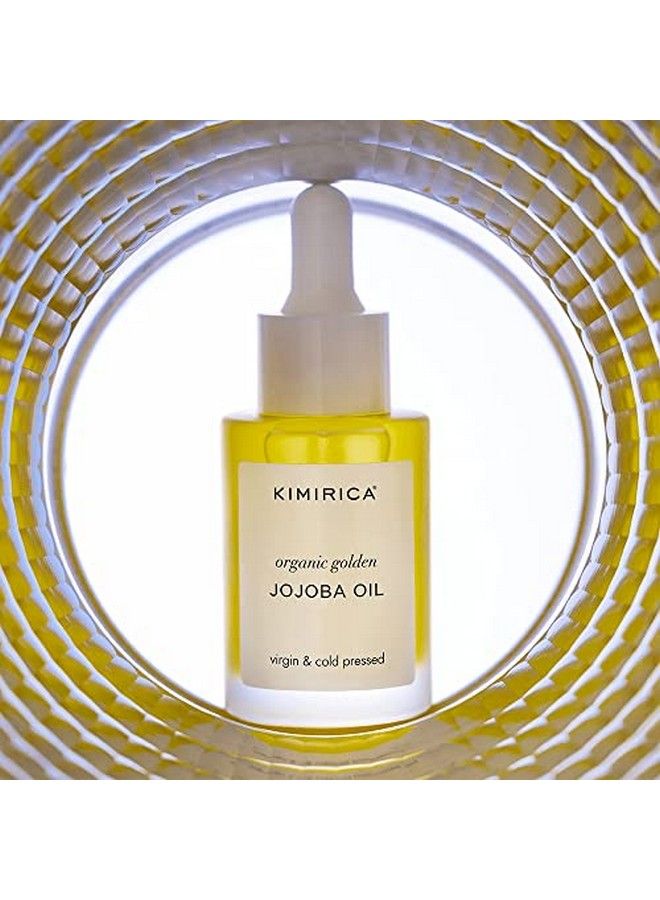 KIMIRICA Organic Golden Jojoba Oils With Virgin & Cold Pressed Directly From The Pressing Of Jojoba Seeds For All Faceskin & Hair Growth (30Ml) - Image 4