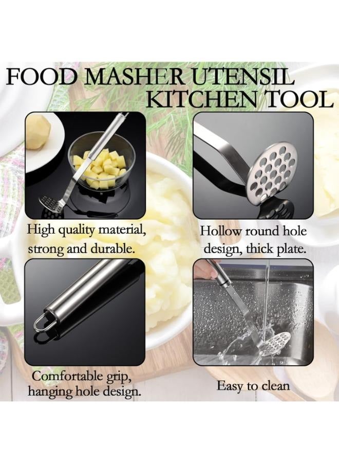Potato Masher Cooking And Kitchen Gadget Stainless Steel Fruit Food Sweet Potatoes Mashed Mud Hand Kitchen Press Tools Utensil - Image 3