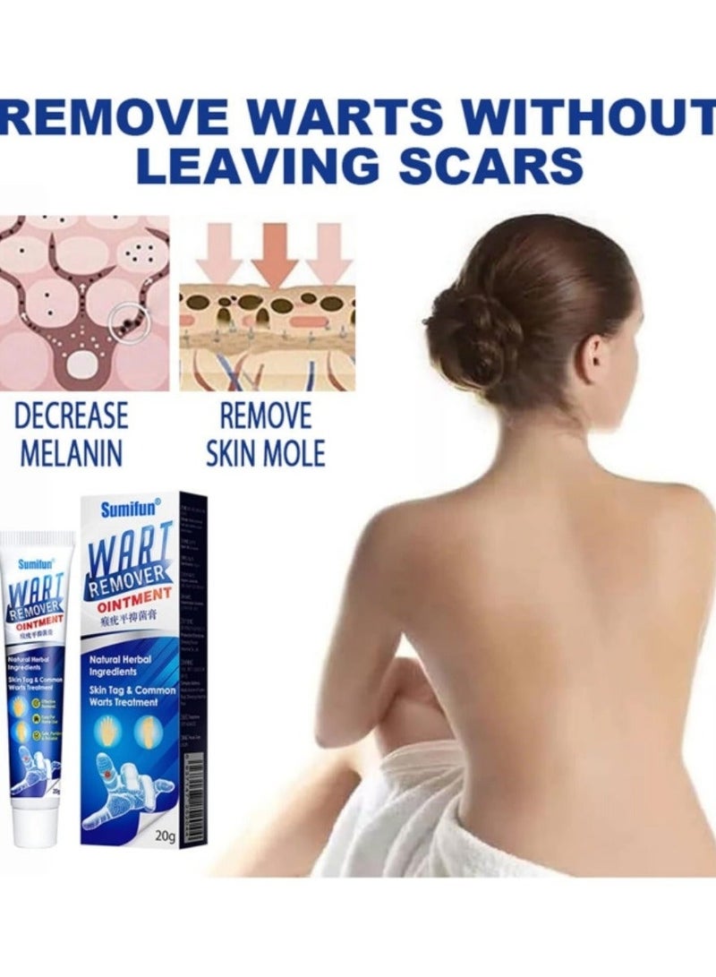 Sumifun Wart Remover Ointment, Mistaha 20g - Natural Ingredients for Safe Body Wart Treatment, Acne, Moles, and Scar Reduction - Image 4