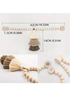 2-piece curtain tie, featuring wooden bead ties, offering a touch of luxury with French handmade gauze curtain ties and rope curtain buckles - pzsku/Z718CFB42FBAA66F57927Z/45/_/1738917875/df73849f-14dc-4193-bd69-64bb85175dbe