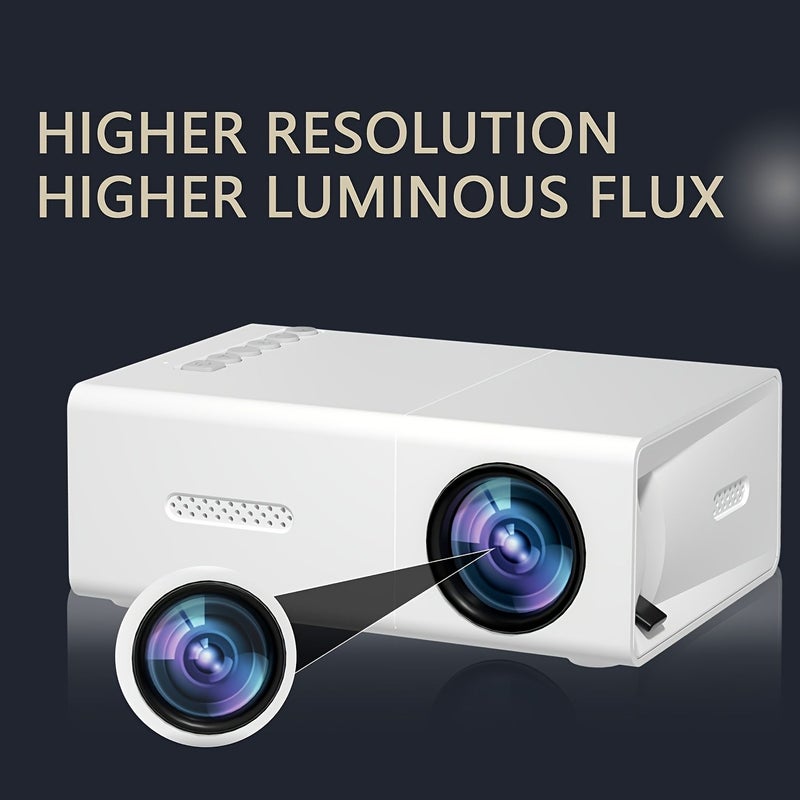 Mini LED Projector 1080P Support Black With Remote For Home Theater Gift - Image 5