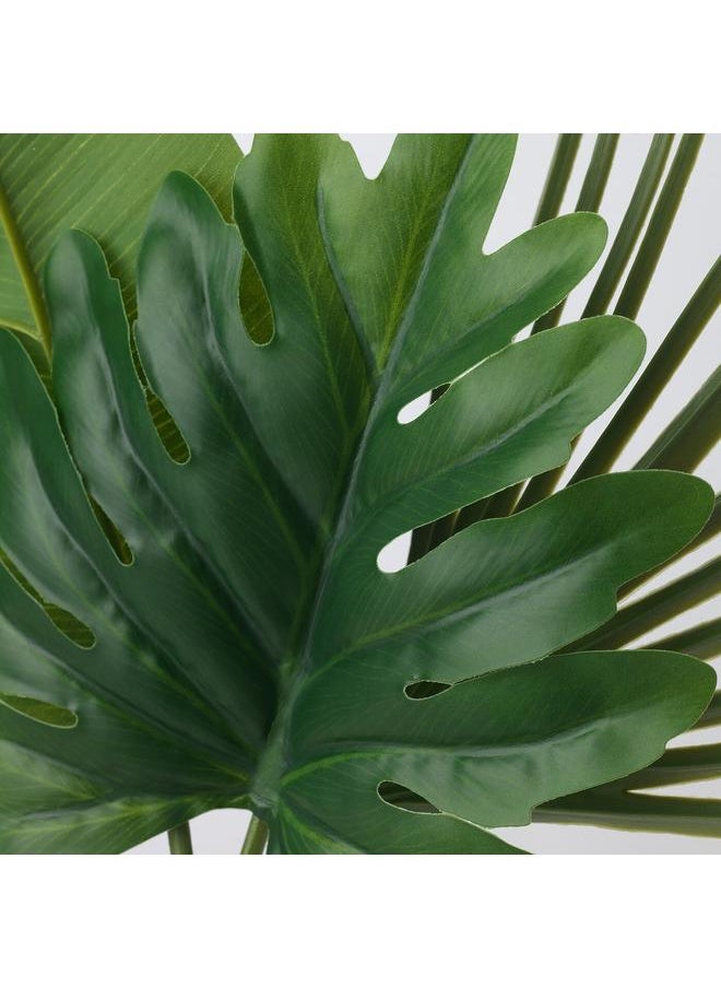Zaboon Artificial Leaf, In/Outdoor/Tropical Plant Bouquet, 39 Cm  - Image 4