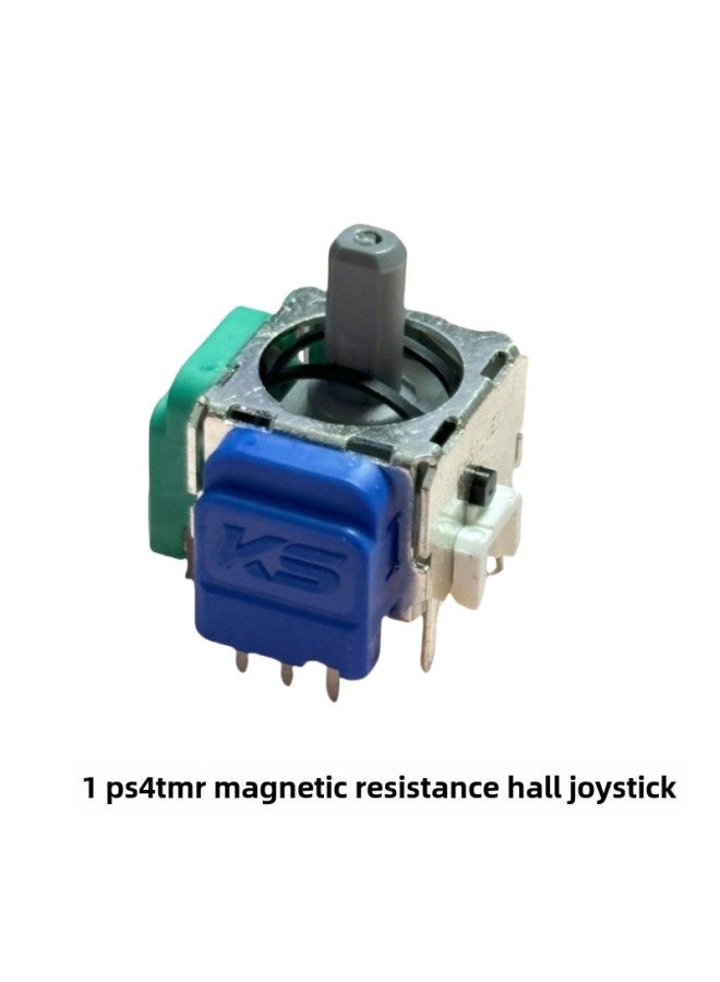 Silver Control TMR Magnetoresistive Hall Rocker PS4 Hall Rocker PS4 Electromagnetic IC Joystick Direction Lever Accessories-Product Color:Ps4 Hall Joystick (silver Control Tmr) - Image 1