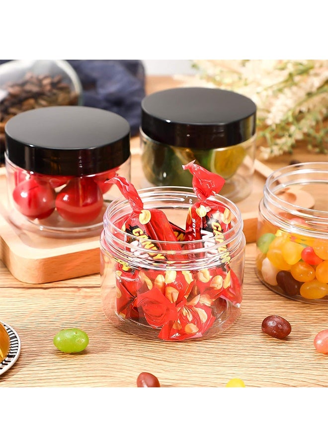 ليمون ٦ عبوات كريم تجميل، سعة ٤ أونصات، عبوات بلاستيكية صغيرة مع أغطية لتخزين الكريمات واللوشن. - Image 4