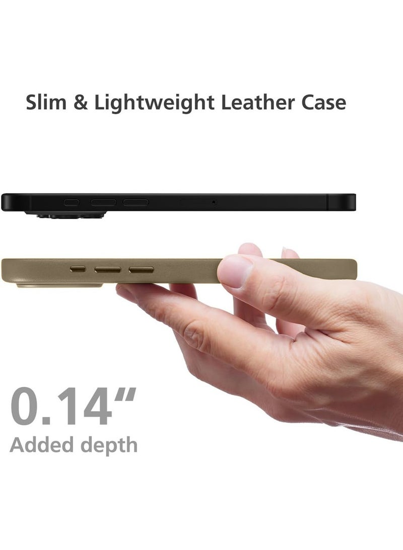 Techie حافظة جلدية لأيفون 16 برو مع ميغ سيف من أبل - Image 5