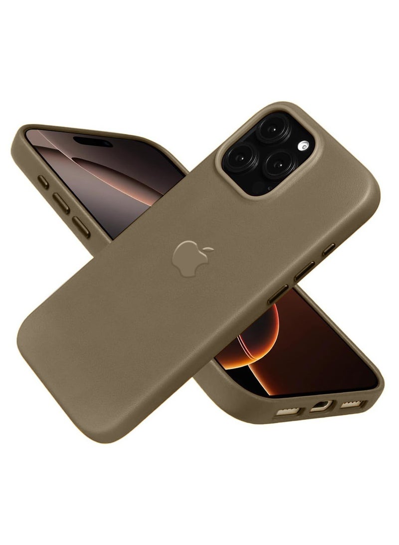 Techie حافظة جلدية لأيفون 16 برو مع ميغ سيف من أبل - Image 1