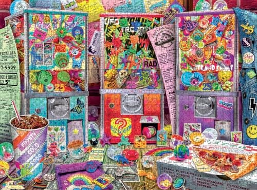 Buffalo Games - Aimee Stewart - Pizza and Pocket Change - 1000 Piece Jigsaw Puzzle for Adults -Challenging Puzzle Perfect for Game Nights - Finished Size is 26.75 x 19.75 - Image 1