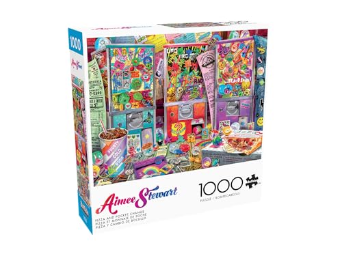 Buffalo Games - Aimee Stewart - Pizza and Pocket Change - 1000 Piece Jigsaw Puzzle for Adults -Challenging Puzzle Perfect for Game Nights - Finished Size is 26.75 x 19.75 - Image 3
