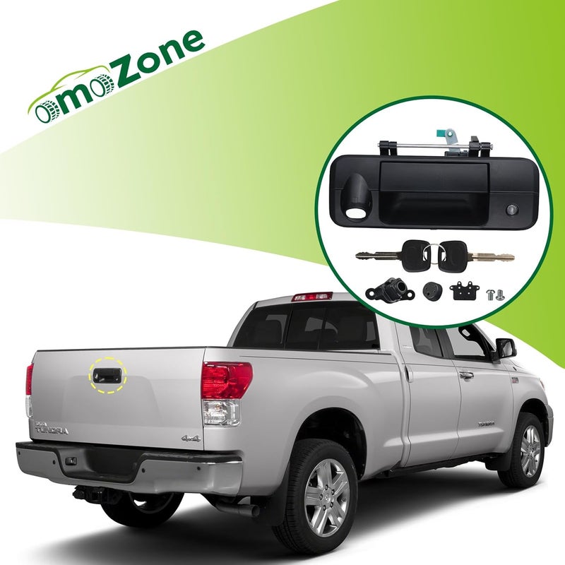 omoZone Tailgate Handle with Rear Camera Hole for Tundra - Image 2