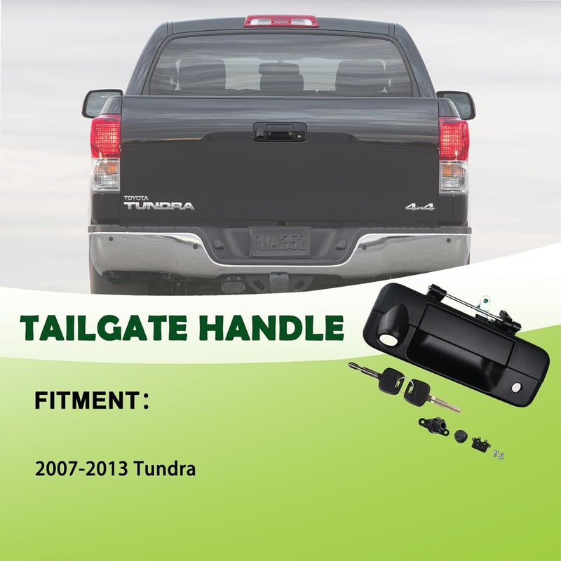 omoZone Tailgate Handle with Rear Camera Hole for Tundra - Image 3