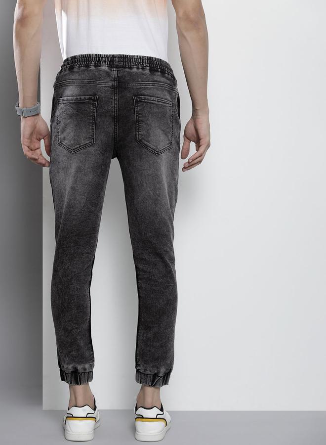 The Indian Garage Co Men Mid Rise Cut and Sew Panel Jeans - Image 3