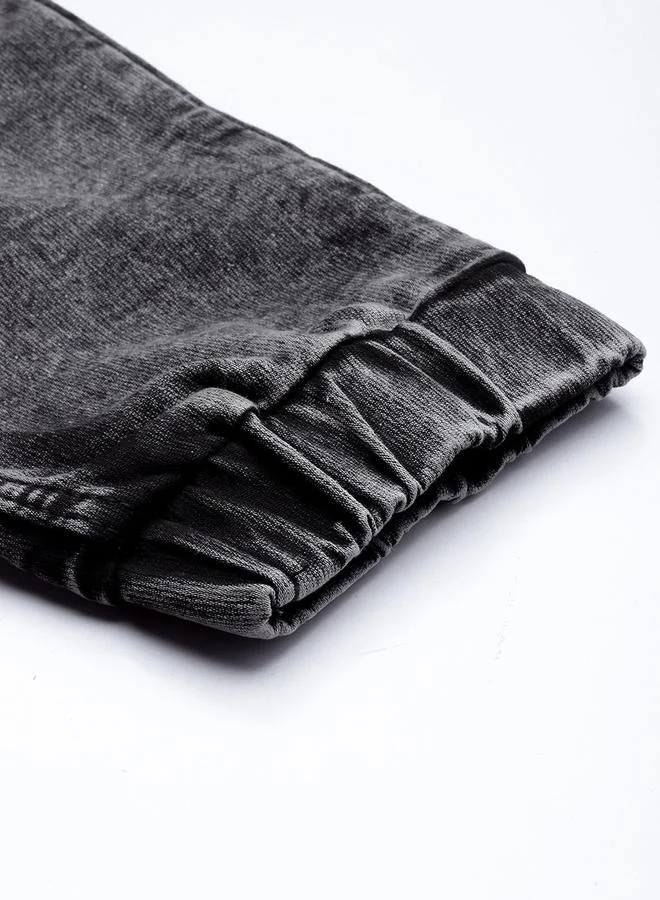 The Indian Garage Co The Indian Garage Co Men Mid Rise Cut and Sew Panel Jeans