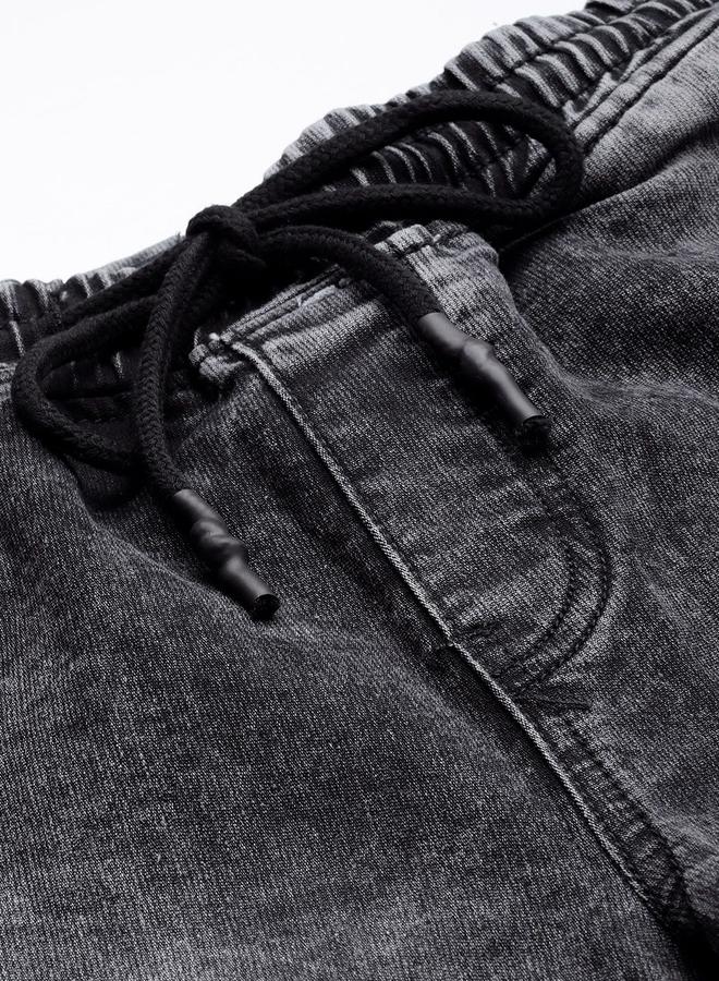 The Indian Garage Co Men Mid Rise Cut and Sew Panel Jeans - Image 4