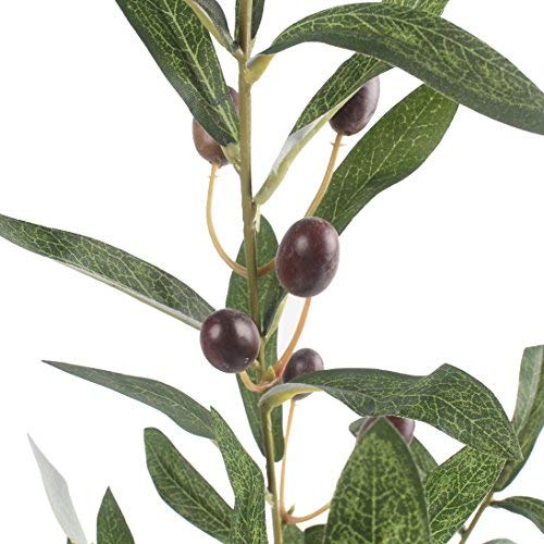 JAROWN Artificial Olive Branch Stems 5pcs 28 Inch - Image 2