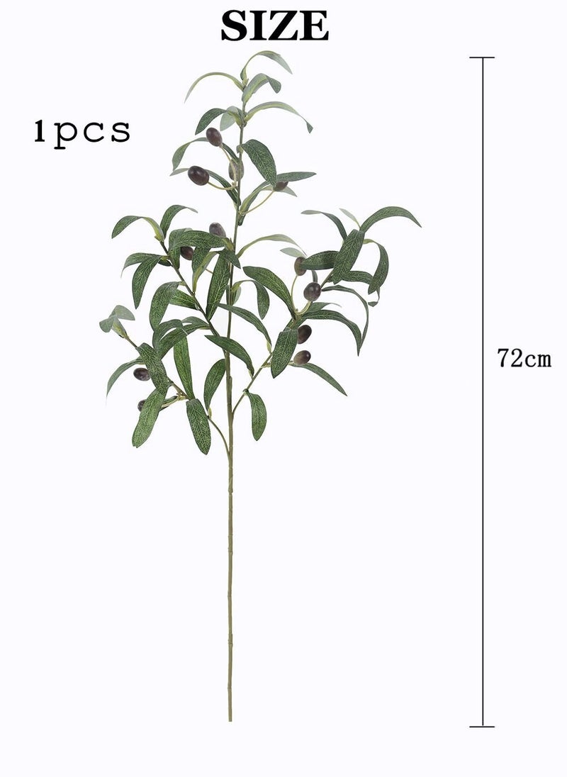 JAROWN Artificial Olive Branch Stems 5pcs 28 Inch - Image 4