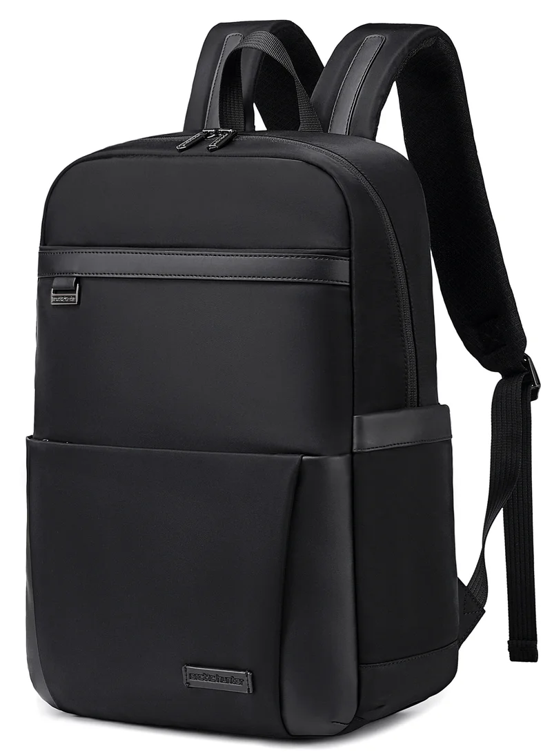 أركتيك هانتر Anti-Theft Travel Backpack Durable Premium Water-resistant 17 L Laptop backpack for Office Business Travel College School, B00811, Black