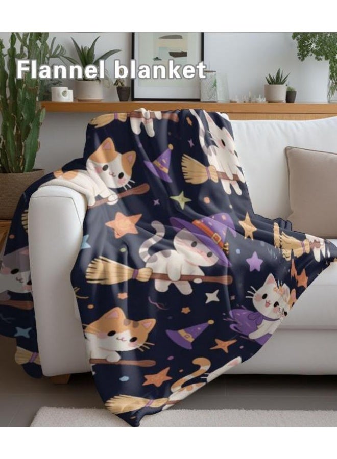 general Baby and children's cartoon flannel thin blanket (warm and comfortable, suitable for sleep, game use) 70cm*100cm - Image 1