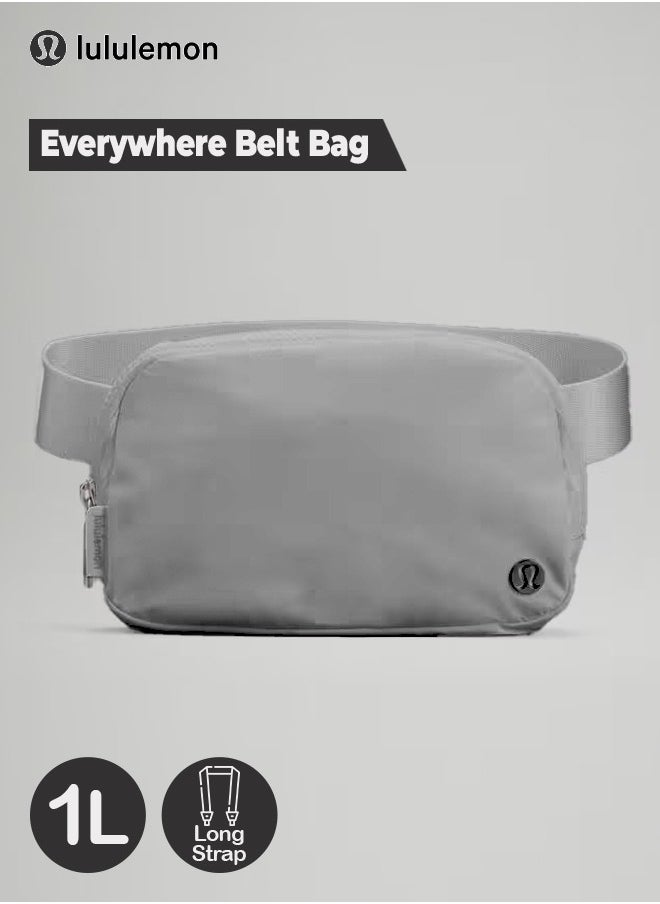 Lululemon Everywhere Belt Bag, Compact and Convenient Belly Bag with Zippered Pockets, Easy Access Exterior Pocket and Interior Essentials Pocket for On the Go Storage, Grey  - Image 1