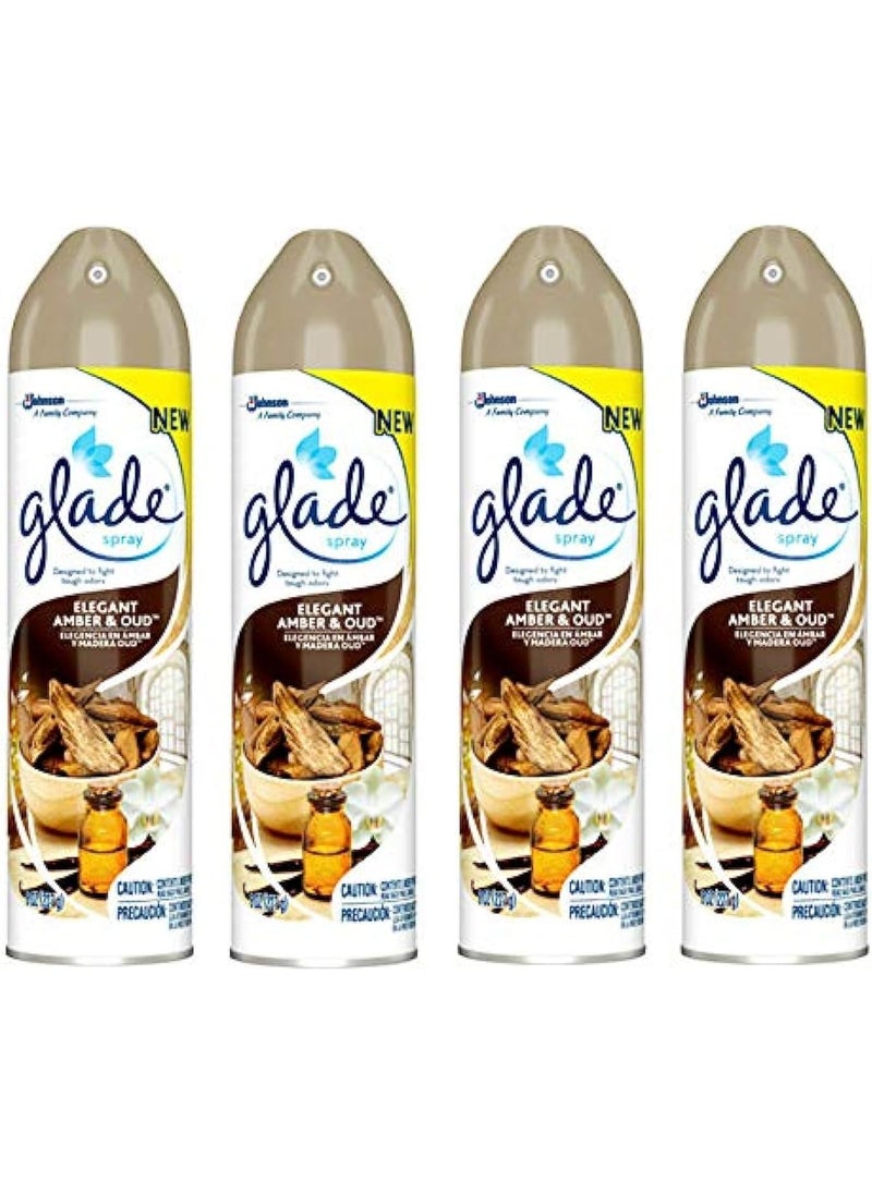 Glade Glade Air fereshener Elegant Amber  Oud 8oz 4Pack 