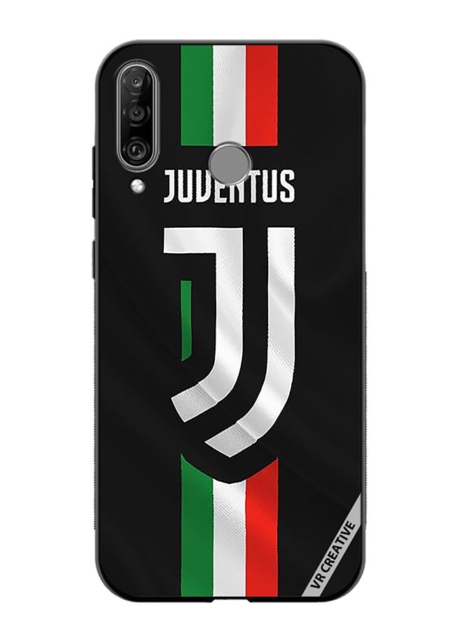 VR CREATIVE Protective Case Cover For Huawei P30 Lite Juventus Logo Design Multicolour - Image 1
