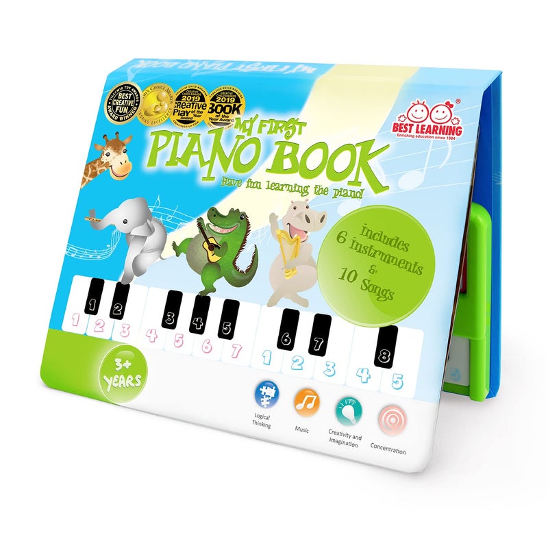 BEST LEARNING My First Piano Book - Educational Musical Toy for Toddlers Kids Ages 3-5 Years - Ideal 3, 4 Year Old Boy or Girl Birthday Present - Image 1