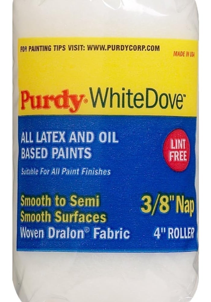 Purdy White Dove High Density Woven Covers 3/8" Nap Mini Roller - Image 1