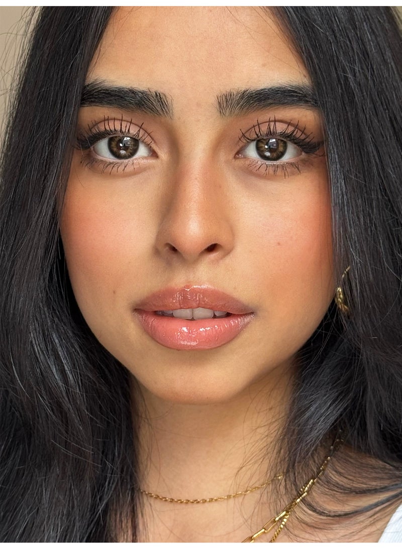ARUWA عدسات مولي السوداء الملونة سنوية، عدسات تجميلية للرجال والنساء، عدسات طبيعية عصرية، عدسات لينة تحتوي على 40% ماء، قطر العدسة 14.0 مم - Image 3