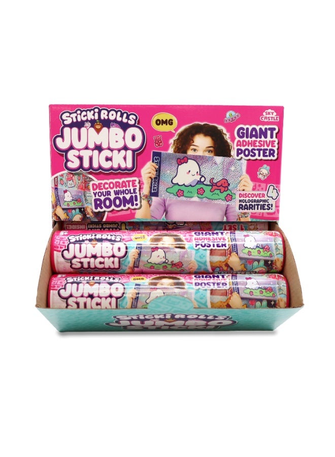 Sky Castle Sticki Rolls Jumbo Sticki Mystery Roll (JS100) - 1x Jumbo Mystery Sticker Roll - Collectible Sticker Blind Box - Image 1