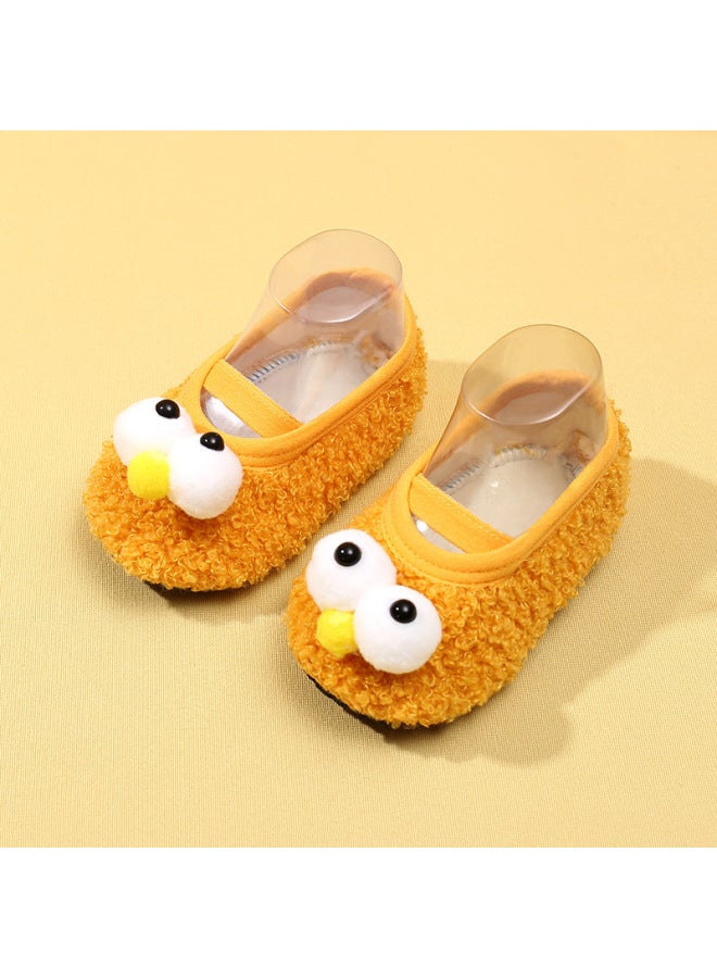 Baby Autumn And Winter Socks Plus Velvet Padded Non-slip Warm Baby Socks Shoes Playground Early Classroom Floor Socks Shoes