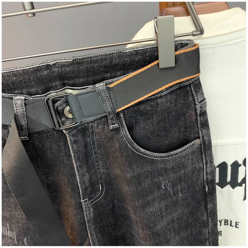 Unisex Classic Denim Jeans Loose Fit Daily Outdoor Wear - Image 5