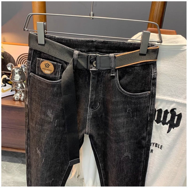 Unisex Classic Denim Jeans Loose Fit Daily Outdoor Wear - Image 4