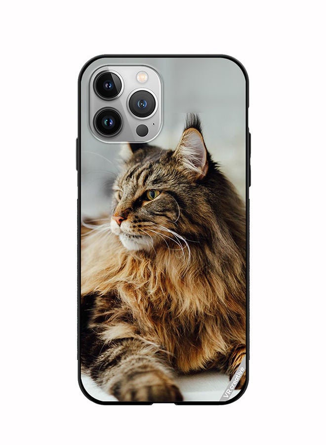 VR CREATIVE Protective Case Cover For Apple iPhone 11 Pro Max Angry Cat Design Multicolour - Image 1