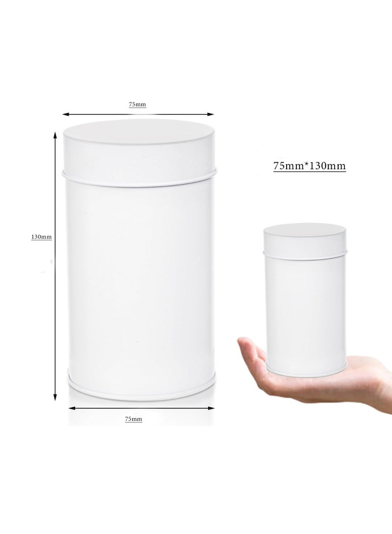 Tea Tin Canister with Airtight Double Lids with Airtight Lids, Leaf Tea storage Airtight Kitchen Canisters for Storage Tea Bags, 12Pcs - Image 2