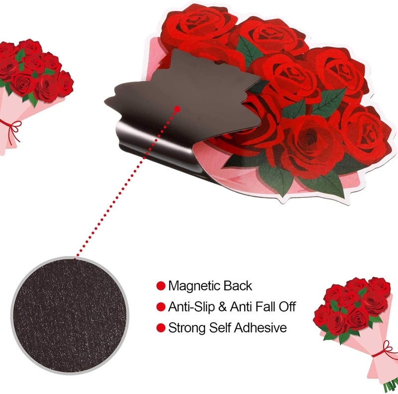 klarako 27 Pieces Valentines Gnome Refrigerator Magnets Set, Novelty Refrigerator Magnet Stickers Swedish Tomte Gnomes Fridge Magnet for Valentine s Day Decorations, Fridge, Metal Door, Office Cabinets Decor - Image 5