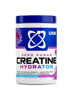 USN USN Zero Sugar Creatine Hydrator 360g Grape Lemonade Power & performance and hydration 