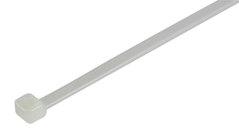 GTSE 14 Inch White/Clear Zip Ties, 100 Pack, 50lb Strength, UV Resistant Long Nylon Cable Ties, Self-Locking 14" Tie Wraps - Image 3