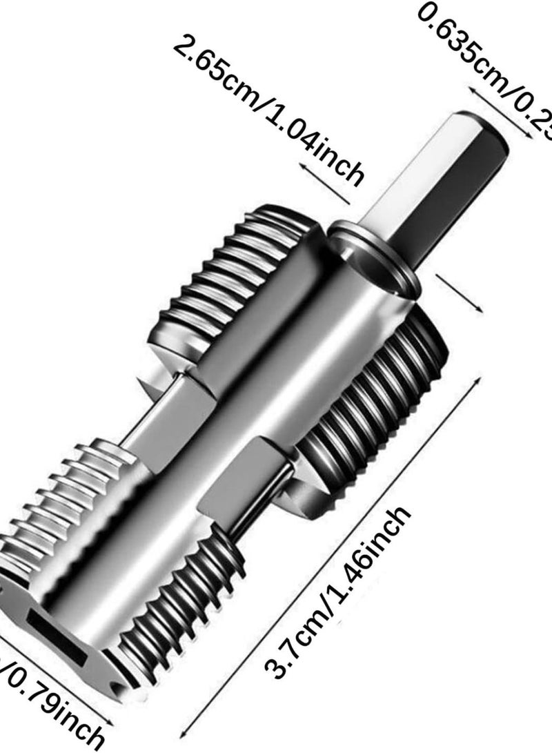GGOOT PVC Tube Threader for Electric Drill,Plumber Tools,Hardware,Rethreading Tool Thread Maker Tool for Home Renovation Kitchen - Image 3
