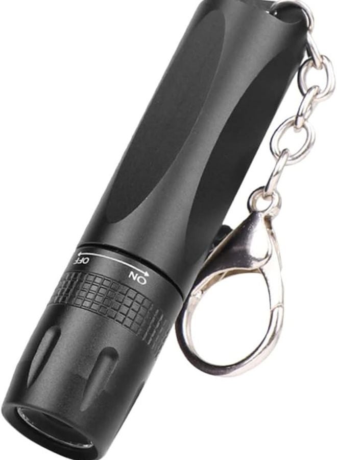 Mini Keychain Flashlight LED Torch Handheld Security Light Easy Open Keyring - Image 2