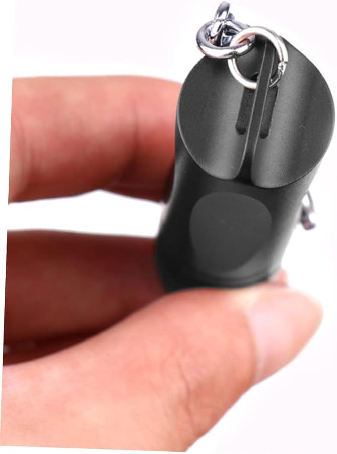 Mini Keychain Flashlight LED Torch Handheld Security Light Easy Open Keyring - Image 5