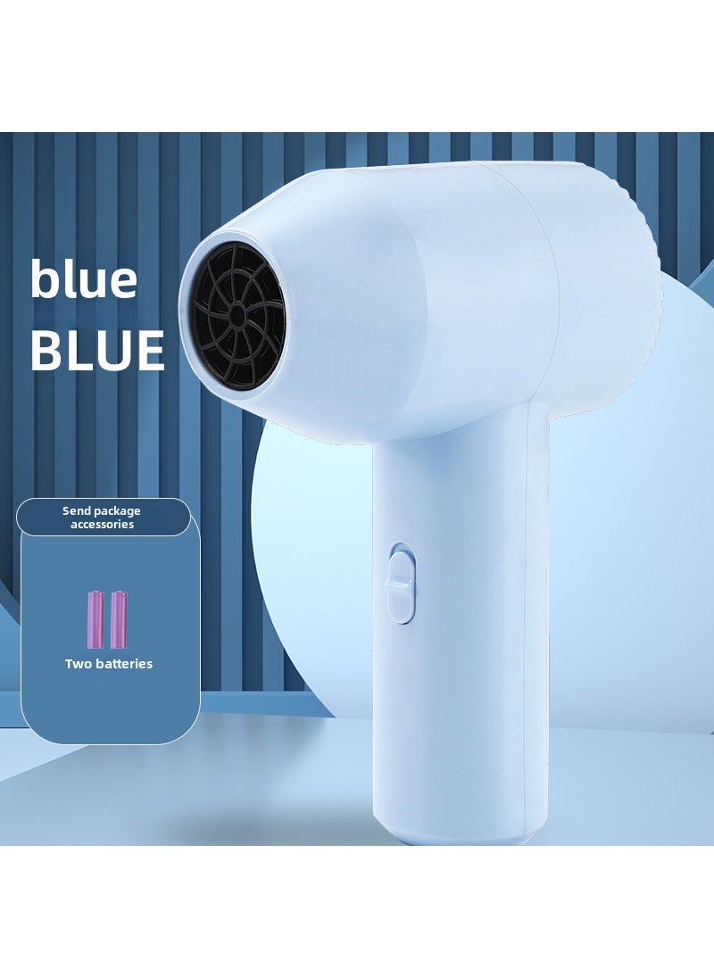 general Quick-Dry Art Color Dryer for Students Package: Blue hair dryer +2 batteries