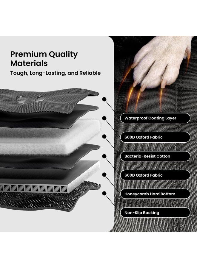 REEVAA Dog Car Seat Cover for Pets 100% Waterproof Seat Cover, Durable & Easy to Clean Back Seat Covers for Cars - Image 4
