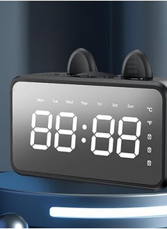 General Multi-Functional Digital Mirror Surface Alarm Clock with Speaker & FM Radio  - Image 2