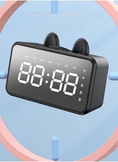 General Multi-Functional Digital Mirror Surface Alarm Clock with Speaker & FM Radio  - Image 5