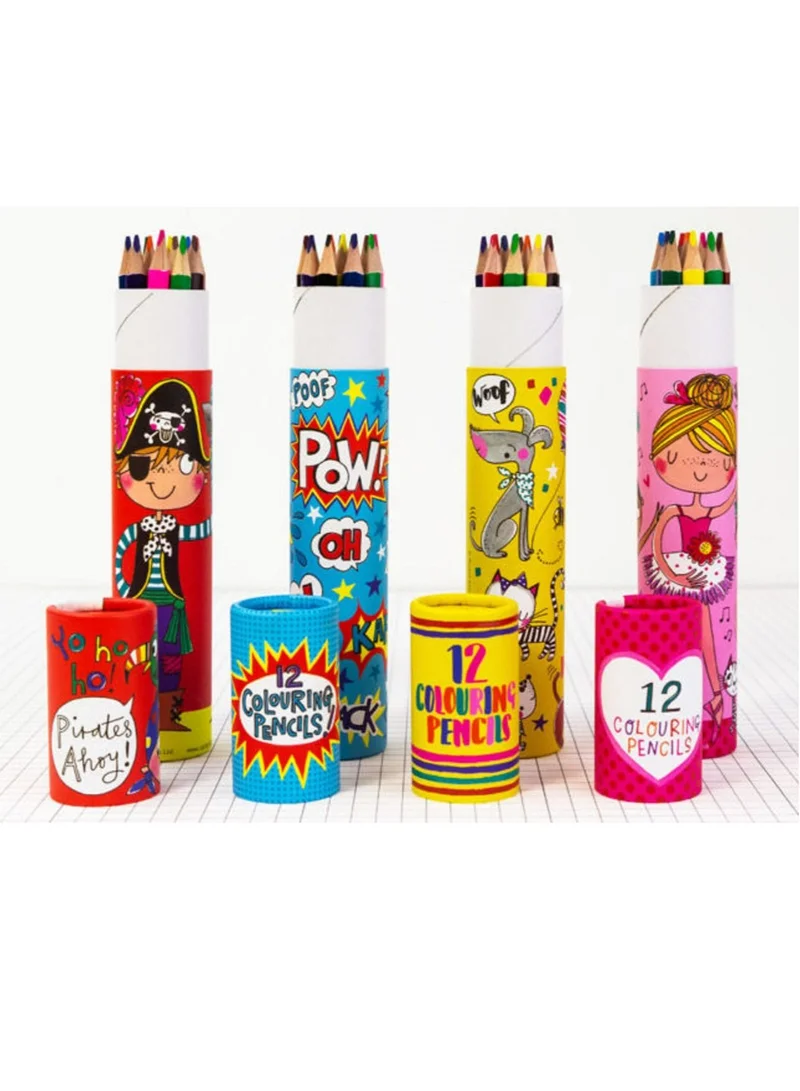 Rachel Ellen Children'S Dinosaurs Colouring Pencil Tube