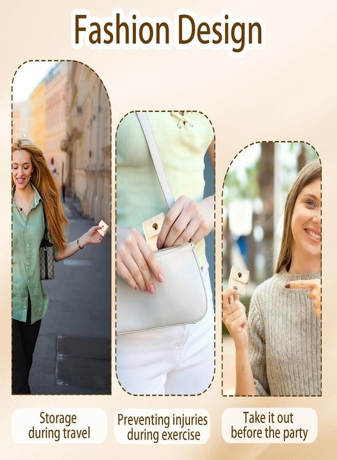 ATHA Mini Travel Jewelry Bag with Snap Close Buckle | Portable Foldable Travel Jewelry Organizer Case | Small Jewellery Box for Earrings, Rings, Necklaces (1 Psc_Multicolor) - Image 4