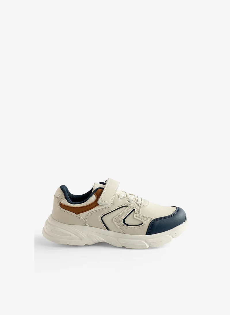 Redtag Boy Beige Colour Block Chunky Sneakers